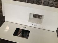 La vanité artificielle de salle de bains de quartz complète le matériel fiable écologique