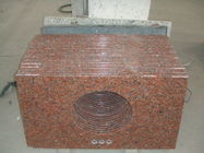 Le travail rouge de granit d'érable complète la dureté/densité élevées extérieures solides polies