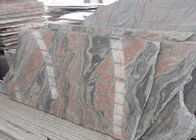 Le granit rouge 12X12 de pierre de la Chine Nutral de couleur multi pavant faisant face au chapeau couvre de tuiles des dalles