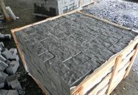 Les machines à paver gris-foncé de pavé rond de granit, granit de la densité 2.8g/Cm3 cube le pavage