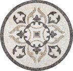 Carrelage de marbre extérieur solide de médaillon, médaillons faits sur commande décoratifs de plancher