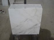 Panneaux de mur de marbre à haute densité pour des douches/pièce, plancher de marbre blanc de dalle