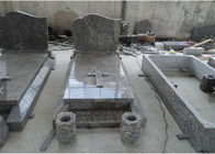 Les pierres tombales commémoratives de granit classique ont découpé/GV faites sur commande de surface approuvées