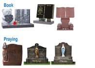 Diverses pierres tombales de granit/marbre de forme pour des tombes, pierres tombales d'ange pour des tombes