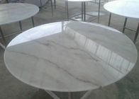 Tuiles populaires de marbre de Statuario, partie supérieure du comptoir de marbre blanches modernes de vanité