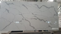 Partie supérieure du comptoir en pierre solides de quartz blanc densité pour de cuisine 2,5 masse G/Cm3