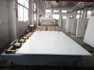 Dalle blanche pure de pierre de quartz adaptée aux besoins du client exportant la partie supérieure du comptoir taille de 3000 x 1400 millimètres