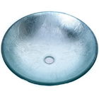 Type lavabo de verre synthétique/emballage modèle rond de carton bassin en verre
