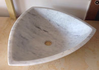 Bassin en bois de marbre blanc de marbre de veine d'évier de bassin d'Arabescato/lavage de salle de bains