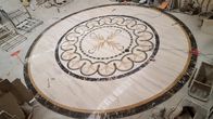 Modèle de jet d'eau de médaillons en pierre naturels décoratifs de plancher de Hall Nice