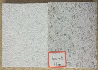 L'orchidée Pirce de granit de perle de G359 Pearl White polised les dalles blanches pures de tuiles de pierre de granit pour des partie supérieure du comptoir
