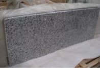 Carrelages extérieurs solides de pierre de granit, dalles naturelles grises de pierre de granit