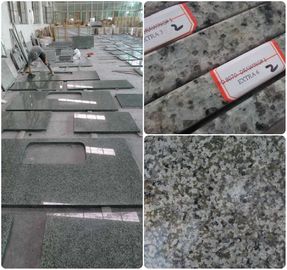 Plans de travail solides verts de granit de salle de bains/cuisine 0,01% absorptions d'eau