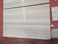 Tuile de marbre naturelle et dalle de grain en bois gris blanc