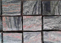 Le granit rouge 12X12 de pierre de la Chine Nutral de couleur multi pavant faisant face au chapeau couvre de tuiles des dalles