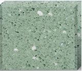 Taille adaptée aux besoins du client facultative de couleur de partie supérieure du comptoir de pierre de quartz de vert olive