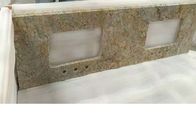 Partie supérieure du comptoir solides d'or de granit, dalles de partie supérieure du comptoir de granit de cuisine/salle de bains