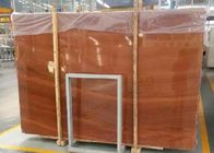 Les dalles en pierre naturelles rouges de grain en bois densité lambrissent ³ fait sur commande de la taille 2.69g/cm