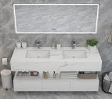 Partie supérieure du comptoir de vanité de Bianco Carrara Engineering Stone Bathroom