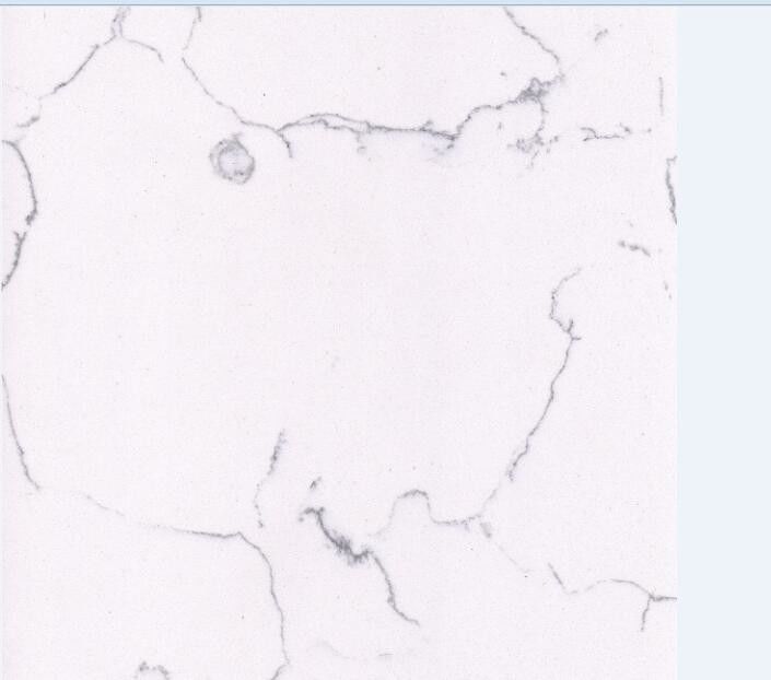 Partie supérieure du comptoir blanche de tuile de quartz, plans de travail de composé de quartz de 2,3 - 2.5g/de densité Cm3