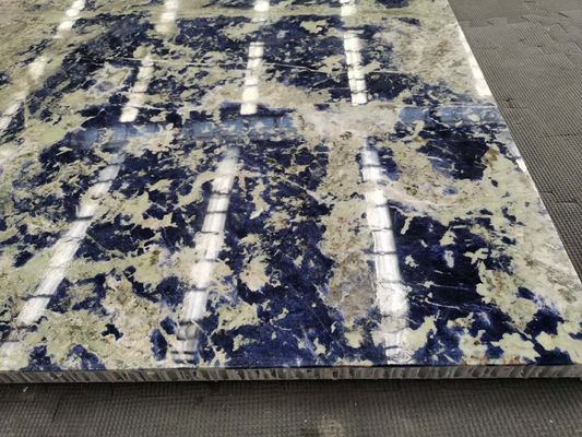 Le nid d'abeilles adapté aux besoins du client d'Alu de taille a poli les panneaux en pierre légers