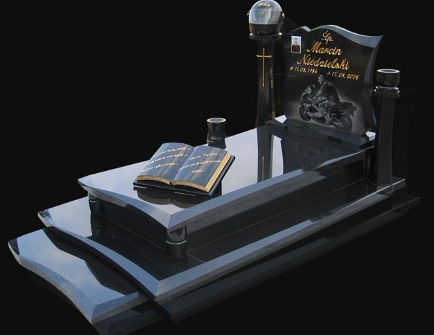 Pierre tombale commémorative grave de monument de granit, pierre tombale de granit