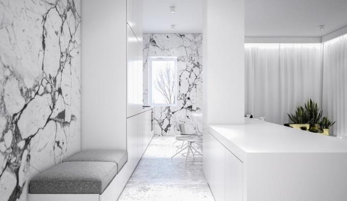 dalles de marbre blanches et tuiles de catégorie de matériaux supérieurs de décoration intérieure