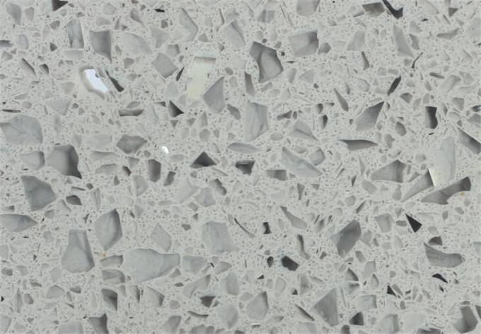 Pierre artificielle blanche de quartz pour la partie supérieure du comptoir