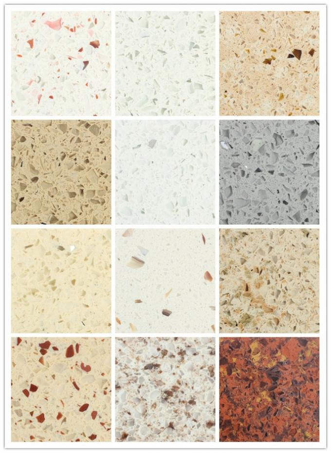 Pierre colorée de quartz pour la partie supérieure du comptoir